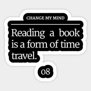 Unpopular Bookish Opinion Page 08 Sticker